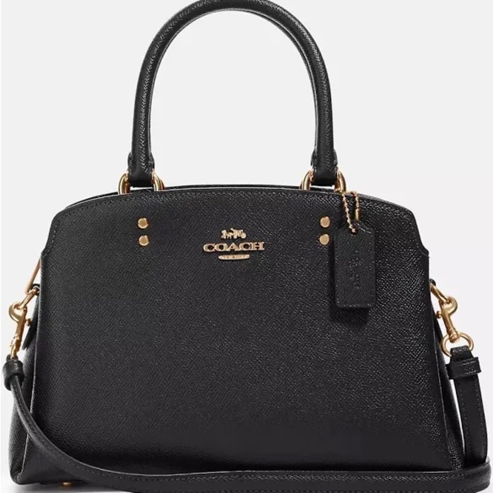 Coach Mini Lillie Carryall Black Handbag